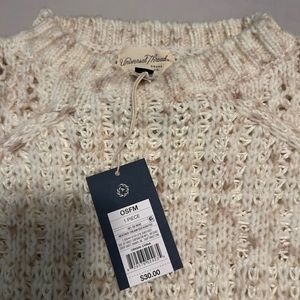 Cream light weight sleeveless sweater